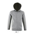 SUDADERA CON CREMALLERA Y CAPUCHA