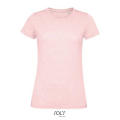 CAMISETA AJUSTADA DE MUJER CON CUELLO REDONDO