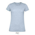 CAMISETA AJUSTADA DE MUJER CON CUELLO REDONDO
