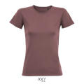 CAMISETA AJUSTADA DE MUJER CON CUELLO REDONDO