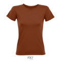 CAMISETA AJUSTADA DE MUJER CON CUELLO REDONDO
