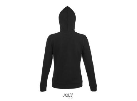 SUDADERA CON CREMALLERA Y CAPUCHA DE MUJER