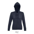 SUDADERA CON CREMALLERA Y CAPUCHA DE MUJER