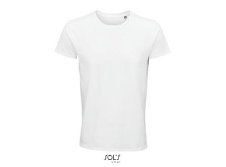 CAMISETA HOMBRE AJUSTADA DE PUNTO LISO Y CUELLO REDONDO