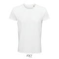CAMISETA HOMBRE AJUSTADA DE PUNTO LISO Y CUELLO REDONDO