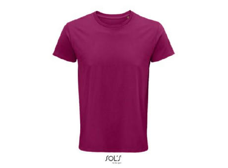 CAMISETA HOMBRE AJUSTADA DE PUNTO LISO Y CUELLO REDONDO