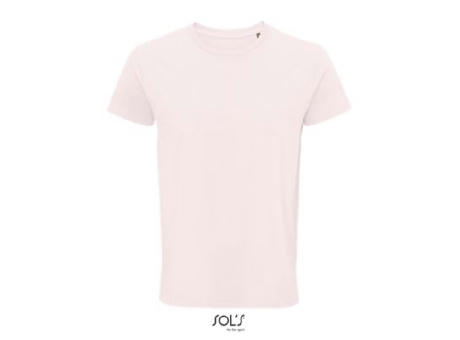 CAMISETA HOMBRE AJUSTADA DE PUNTO LISO Y CUELLO REDONDO
