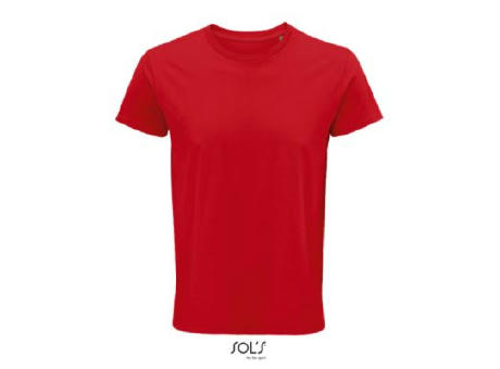 CAMISETA HOMBRE AJUSTADA DE PUNTO LISO Y CUELLO REDONDO