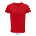 CAMISETA HOMBRE AJUSTADA DE PUNTO LISO Y CUELLO REDONDO