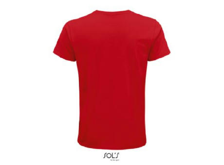 CAMISETA HOMBRE AJUSTADA DE PUNTO LISO Y CUELLO REDONDO