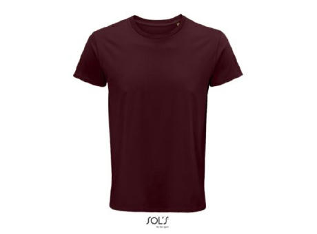 CAMISETA HOMBRE AJUSTADA DE PUNTO LISO Y CUELLO REDONDO