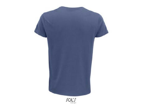 CAMISETA HOMBRE AJUSTADA DE PUNTO LISO Y CUELLO REDONDO