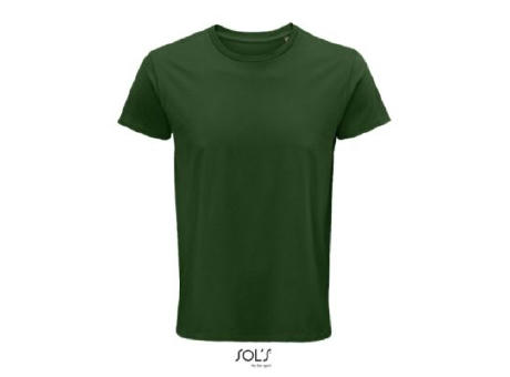 CAMISETA HOMBRE AJUSTADA DE PUNTO LISO Y CUELLO REDONDO