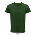 CAMISETA HOMBRE AJUSTADA DE PUNTO LISO Y CUELLO REDONDO