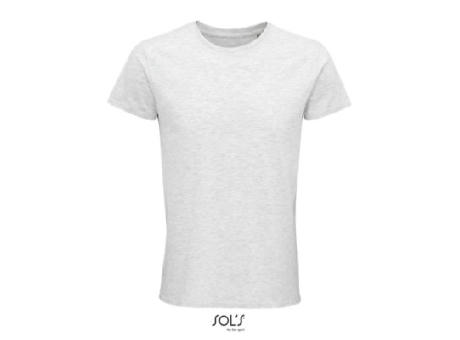 CAMISETA HOMBRE AJUSTADA DE PUNTO LISO Y CUELLO REDONDO