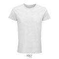 CAMISETA HOMBRE AJUSTADA DE PUNTO LISO Y CUELLO REDONDO
