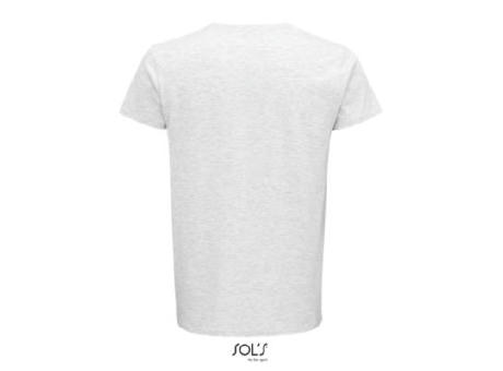 CAMISETA HOMBRE AJUSTADA DE PUNTO LISO Y CUELLO REDONDO
