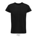 CAMISETA HOMBRE AJUSTADA DE PUNTO LISO Y CUELLO REDONDO