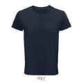 CAMISETA HOMBRE AJUSTADA DE PUNTO LISO Y CUELLO REDONDO