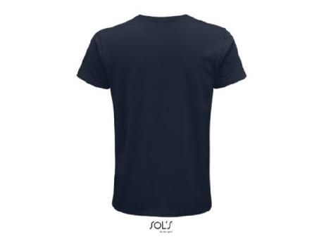 CAMISETA HOMBRE AJUSTADA DE PUNTO LISO Y CUELLO REDONDO