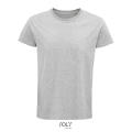 CAMISETA HOMBRE AJUSTADA DE PUNTO LISO Y CUELLO REDONDO