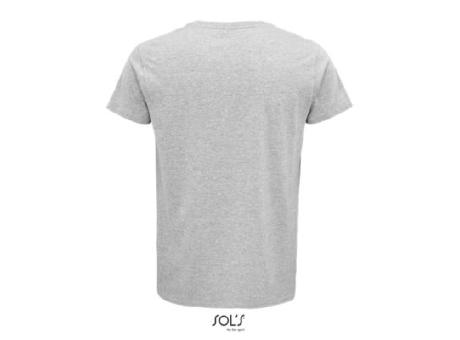 CAMISETA HOMBRE AJUSTADA DE PUNTO LISO Y CUELLO REDONDO
