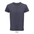 CAMISETA HOMBRE AJUSTADA DE PUNTO LISO Y CUELLO REDONDO