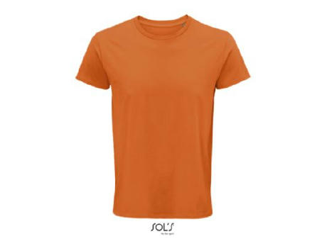 CAMISETA HOMBRE AJUSTADA DE PUNTO LISO Y CUELLO REDONDO