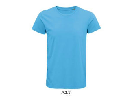 CAMISETA HOMBRE AJUSTADA DE PUNTO LISO Y CUELLO REDONDO