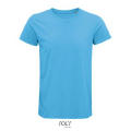 CAMISETA HOMBRE AJUSTADA DE PUNTO LISO Y CUELLO REDONDO