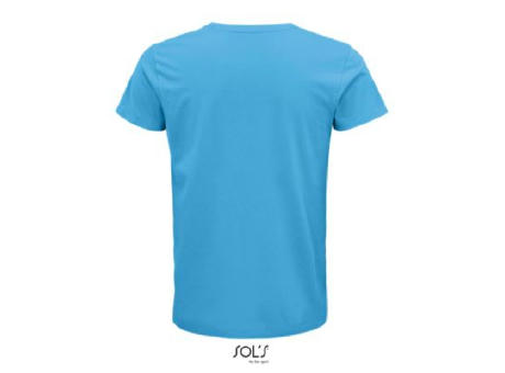 CAMISETA HOMBRE AJUSTADA DE PUNTO LISO Y CUELLO REDONDO
