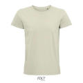 CAMISETA HOMBRE AJUSTADA DE PUNTO LISO Y CUELLO REDONDO