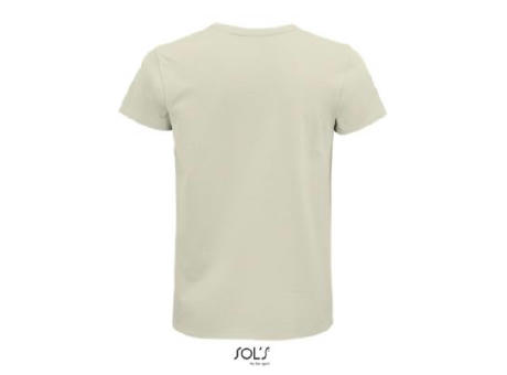CAMISETA HOMBRE AJUSTADA DE PUNTO LISO Y CUELLO REDONDO