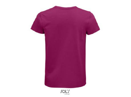 CAMISETA HOMBRE AJUSTADA DE PUNTO LISO Y CUELLO REDONDO