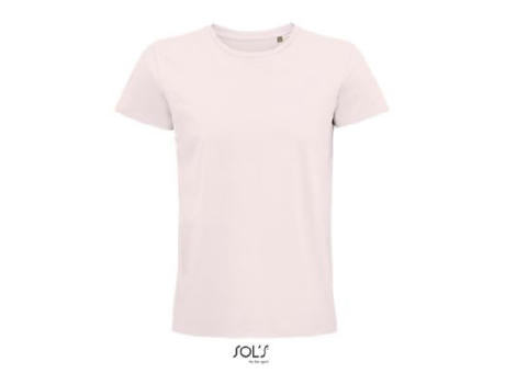 CAMISETA HOMBRE AJUSTADA DE PUNTO LISO Y CUELLO REDONDO