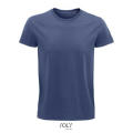 CAMISETA HOMBRE AJUSTADA DE PUNTO LISO Y CUELLO REDONDO