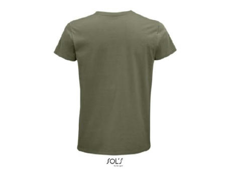 CAMISETA HOMBRE AJUSTADA DE PUNTO LISO Y CUELLO REDONDO