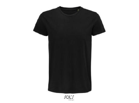 CAMISETA HOMBRE AJUSTADA DE PUNTO LISO Y CUELLO REDONDO