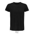 CAMISETA HOMBRE AJUSTADA DE PUNTO LISO Y CUELLO REDONDO