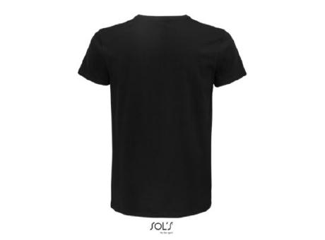 CAMISETA HOMBRE AJUSTADA DE PUNTO LISO Y CUELLO REDONDO