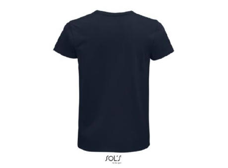 CAMISETA HOMBRE AJUSTADA DE PUNTO LISO Y CUELLO REDONDO