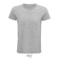 CAMISETA HOMBRE AJUSTADA DE PUNTO LISO Y CUELLO REDONDO
