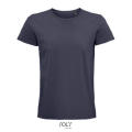 CAMISETA HOMBRE AJUSTADA DE PUNTO LISO Y CUELLO REDONDO