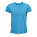CAMISETA HOMBRE AJUSTADA DE PUNTO LISO Y CUELLO REDONDO