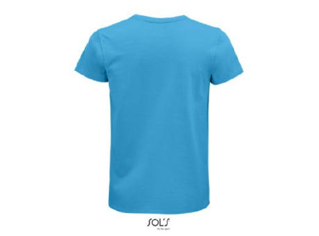 CAMISETA HOMBRE AJUSTADA DE PUNTO LISO Y CUELLO REDONDO