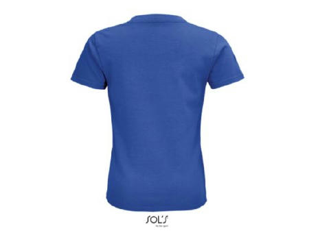 CAMISETA NIÑO AJUSTADA DE PUNTO LISO Y CUELLO REDONDO