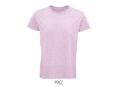CAMISETA HOMBRE AJUSTADA DE PUNTO LISO Y CUELLO REDONDO