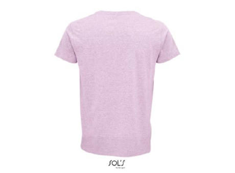 CAMISETA HOMBRE AJUSTADA DE PUNTO LISO Y CUELLO REDONDO