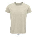CAMISETA HOMBRE AJUSTADA DE PUNTO LISO Y CUELLO REDONDO