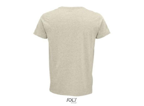 CAMISETA HOMBRE AJUSTADA DE PUNTO LISO Y CUELLO REDONDO
